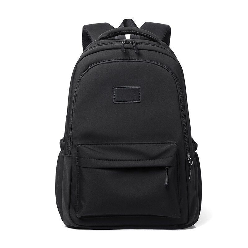 14 Inch Men And Women Universal School Bag Leisure Solid Color Outdoor Sports Shoulder Bag Large Capacity Travel Laptop Backpack