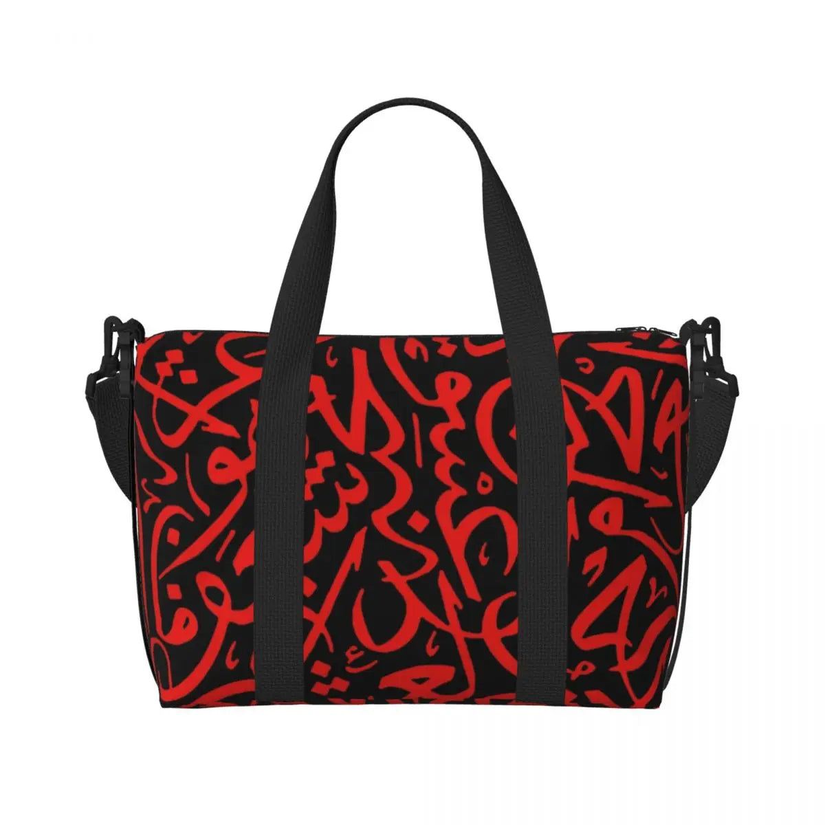 Custom Palestinians Arabic Calligraphy Name Beach Tote Bag Extra Large Gym Carry On Palestines Solidarity Flag Map Shopping Bags