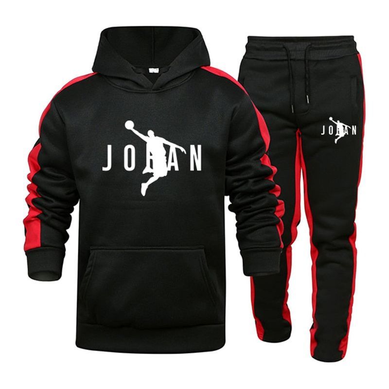 Sportswear Men's 2-piece Sweatshirt + Sweatpants Sportswear Hoodie Casual Men's Clothing Hoodie Sets