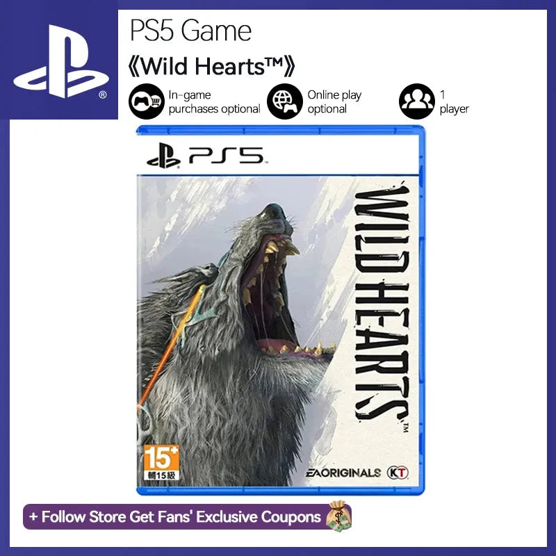 Sony Playstation 5 Wild Hearts PS5 Game Deals for Platform Playstation 5 Game Disks PS 5 WILD HEARTS