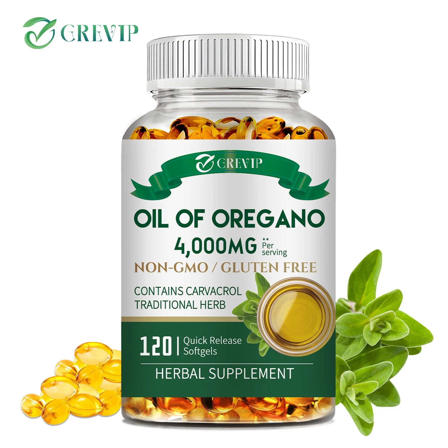 Oil of Oregano - for Immune & Kidney Health, Anti inflammatory, Relieves Bloating