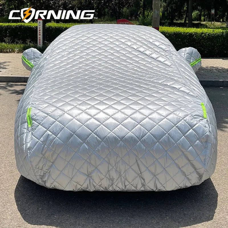 Winter Car Cover Outdoor Cotton Thickened Awning For Car Anti Hail Protection Snow Covers Sunshade Waterproof Dustproof for SUV