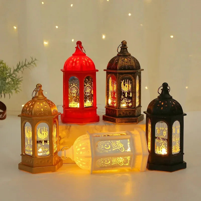 2025 Ramadan LED Lantern Light Eid Mubarak Decoration for Home Islamic Muslim Festival Party Ramadan Kareem Decor EID Al Adha