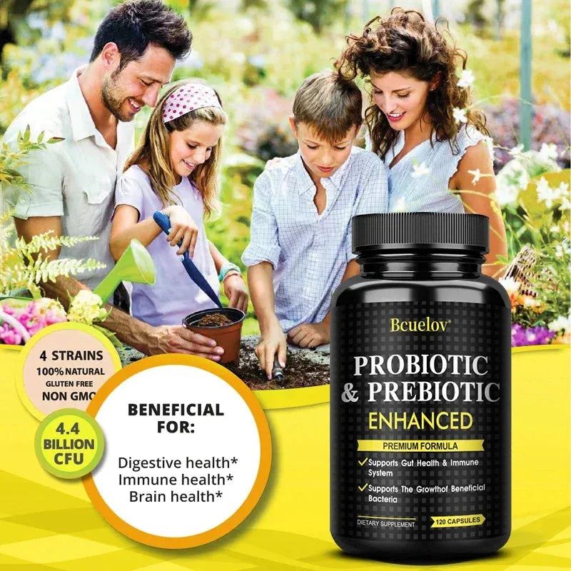 Probiotics and Prebiotics, Good for Intestinal Health, Relieve Bloating, Probiotic Capsules