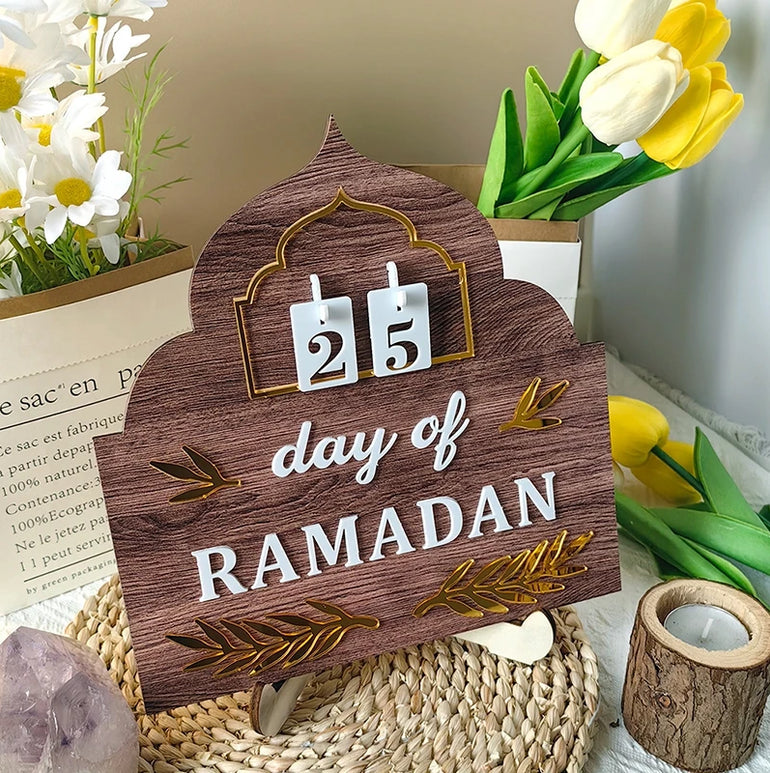 Eid Advent Calendars Ramadan Countdown Calendar 2025  Muslim Islamic Festive Decor Eid al-Fitr Decorations Eid Mubarak Gifts