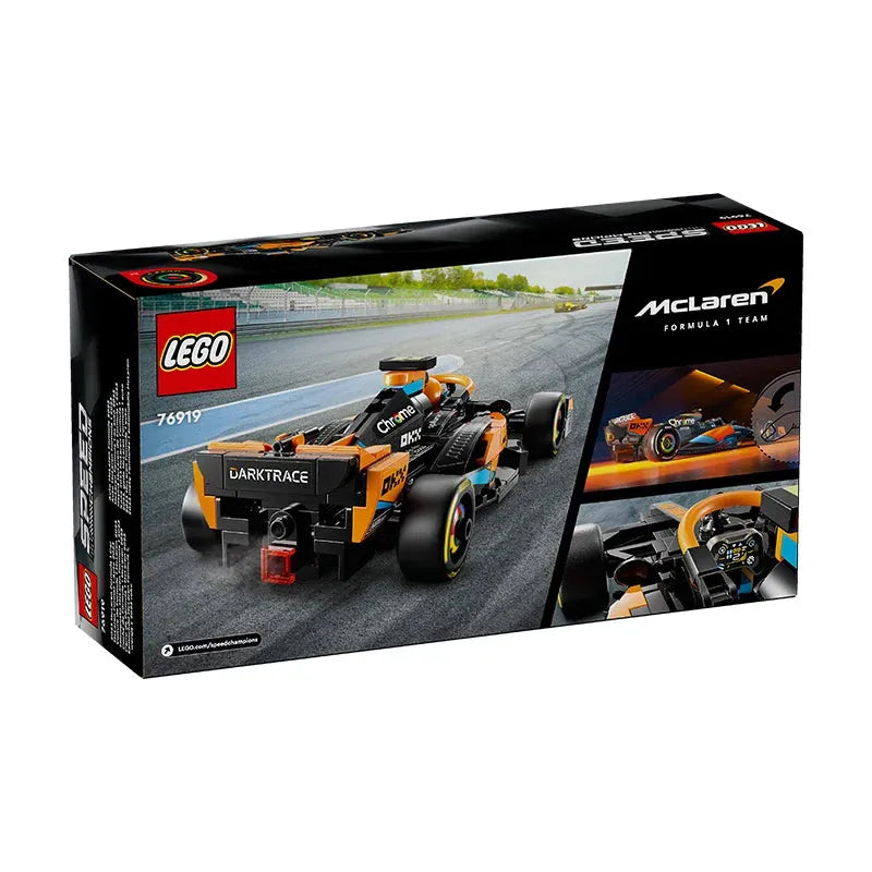 LEGO SPEED CHAMPIONS 76919 Mclaren F1 Racing Children's Puzzle Toys