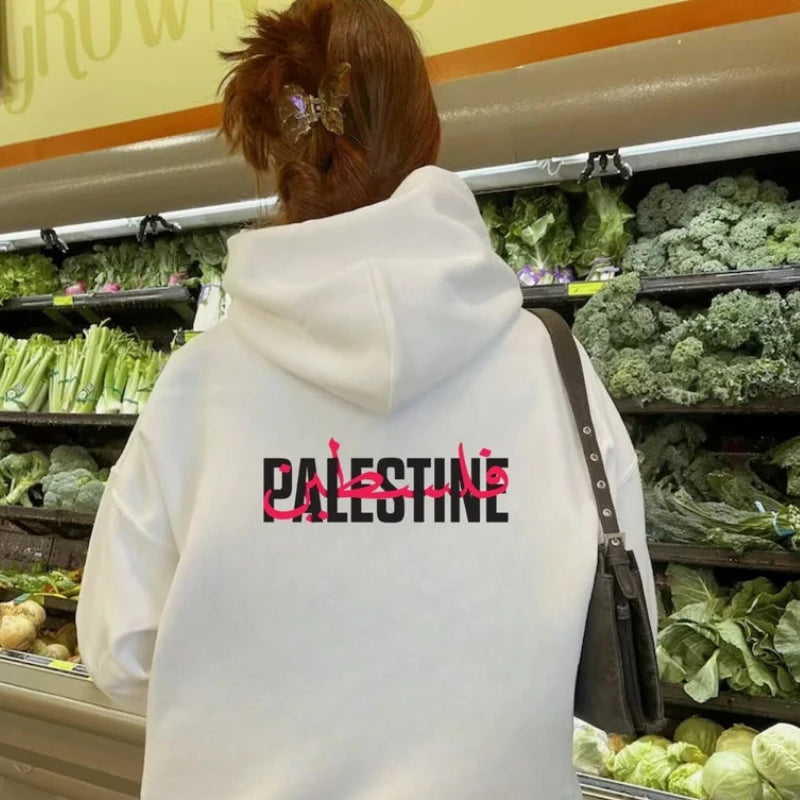 Unisex Palestine Hoodie Fashion Women Harajuku Aesthetic Graphic Palestina Hoodies Classic Vintage Hooded Pullovers Sweatshirts