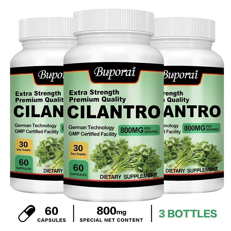 Cilantro Supplement - Rich Source of Antioxidants - Natural Cleansing & Detox