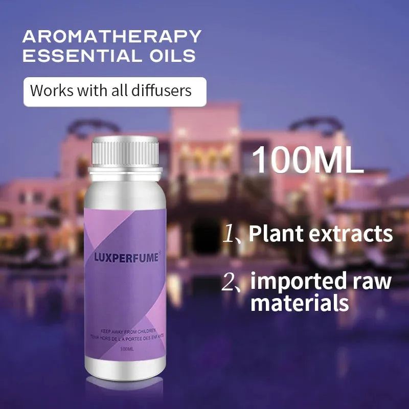 Aroma Diffuser Essential Oils Oasis Hotels 100ML Aromatic Oil Hotels Air Freshener Home Fragrance Scent Machine Fragrant Device