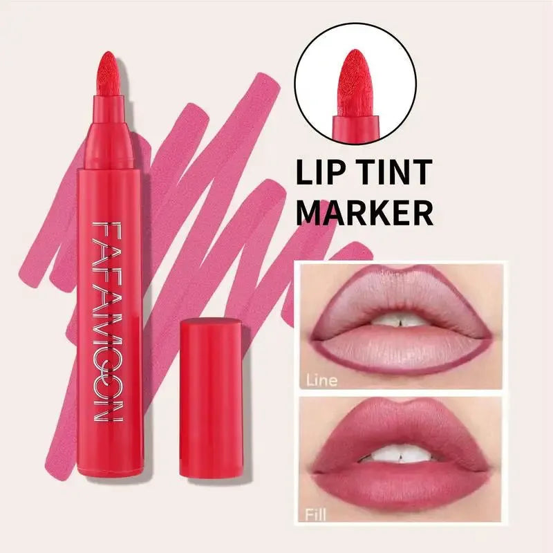 1pcs Lip Liner Marker Pen Hydrating Waterproof Lip Stain Long Lasting Colour Matte Lipstick Contour Pen With A Natural Effect