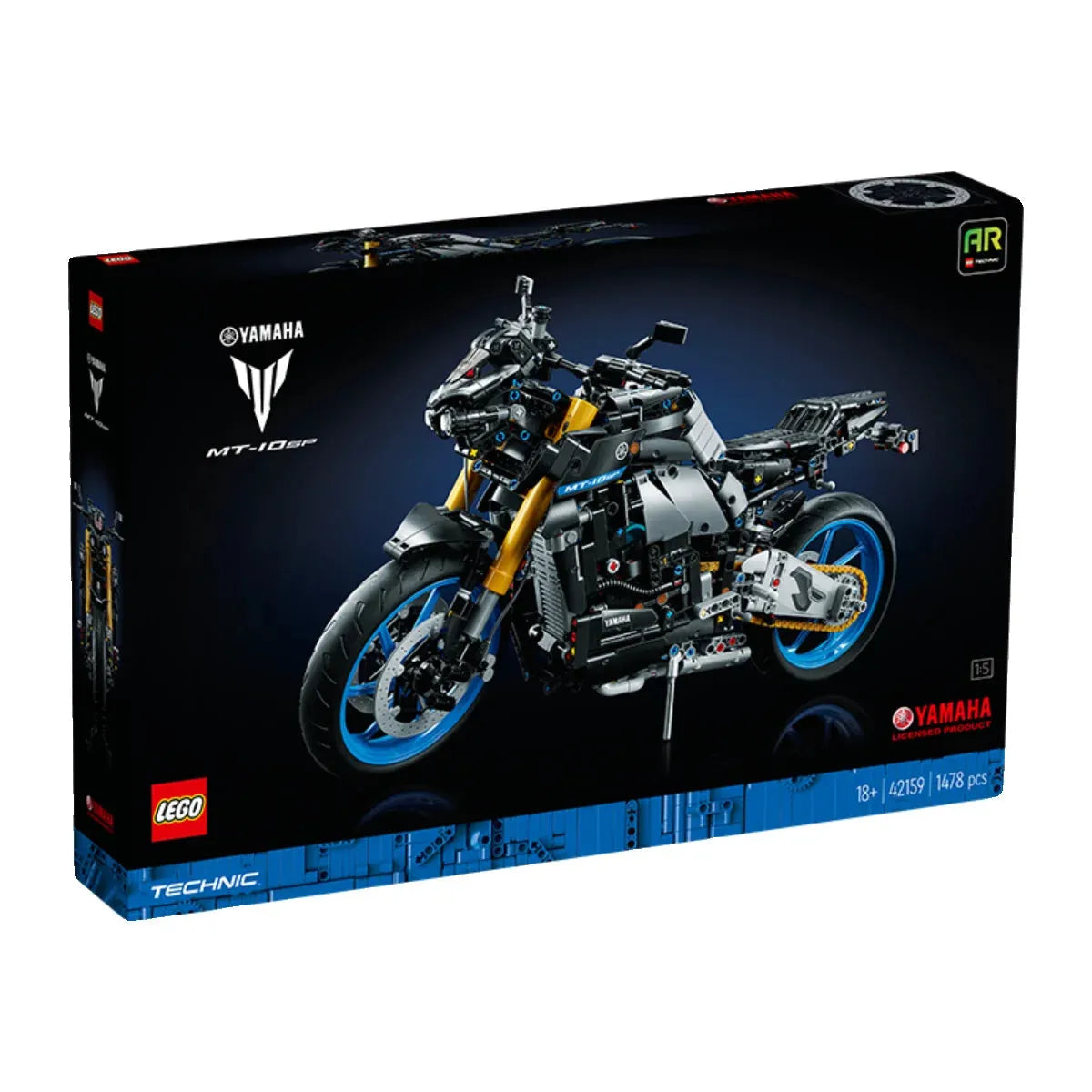 LEGO Mechanical Group 42159 Yamaha Motorcycle Male And Female Combination Building Block Toy Gift Model