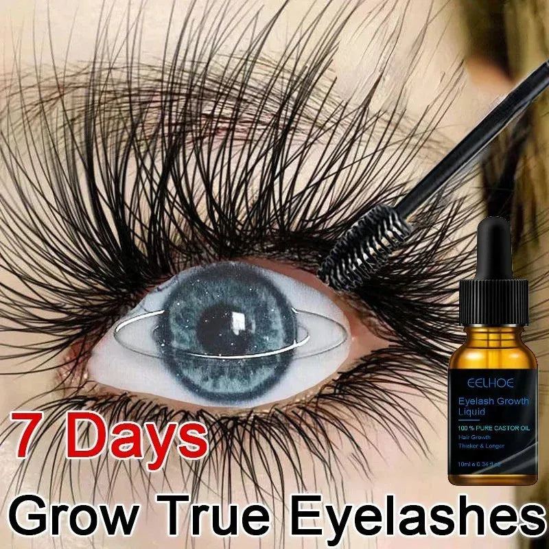 Seven Days Eyelash Fast Growth Serum Longer Thicker Eyebrows Eyelash Lift Thicken Eyelashes Natural Eyelashes Enhancer New