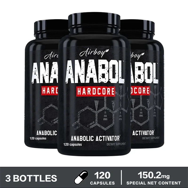 Anabol Hardcore Supplement - Helps Build Lean, Firm, High-quality Muscle,Promoting Muscle Growth,Recovery & Strength Enhancement