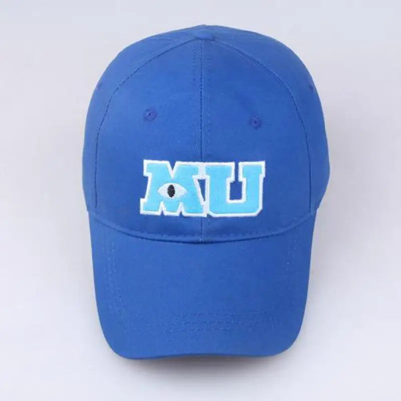 Comic Baseball Cap Men Adult Unisex Cotton MU Embroidery Big Eye Monster University Women Sun Hats Trucker Hat Bonnet Gorras