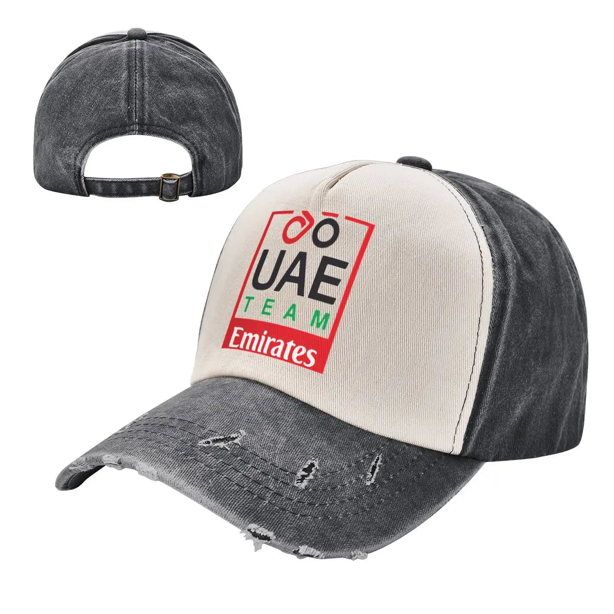 UAE Team Emirates Pro Cycling 2024 Gift Cool A Washed Baseball Cap Hat