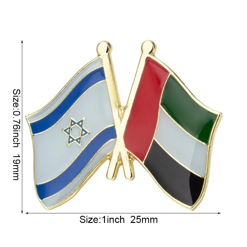 United Arab Emirates Flag Brooches Lapel Pin Flag badge Brooch Pins Badges