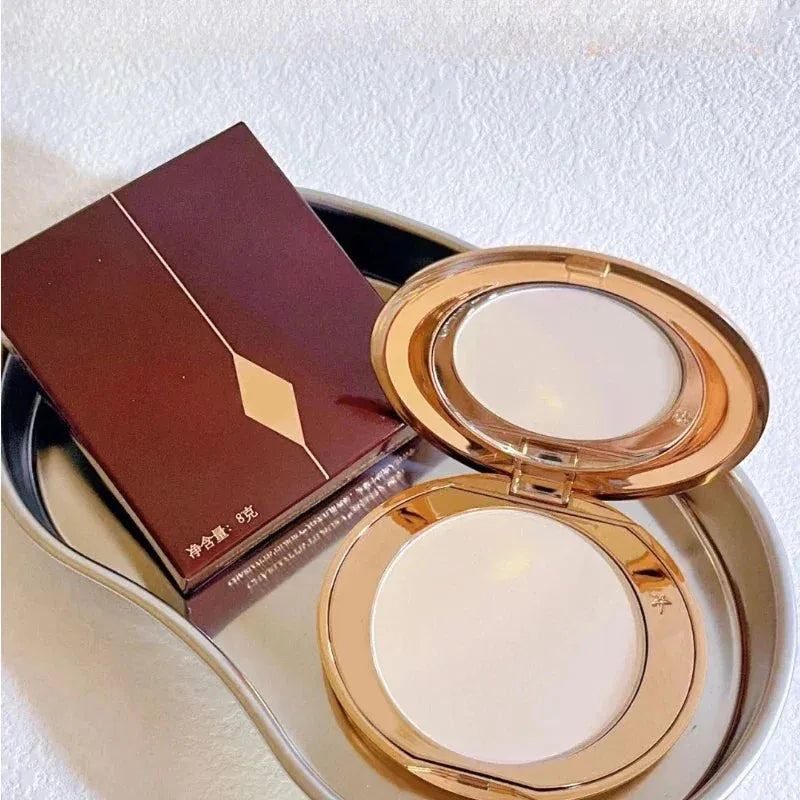 Natual Flawless Setting Powder Oil Control Women Brand Beauty Honey Double Color Powder Blusher Long Lasting Brighten Makeup