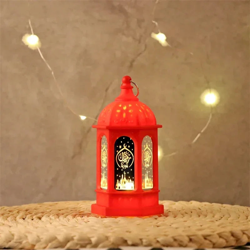 2025 Ramadan LED Lantern Light Eid Mubarak Decoration for Home Islamic Muslim Festival Party Ramadan Kareem Decor EID Al Adha