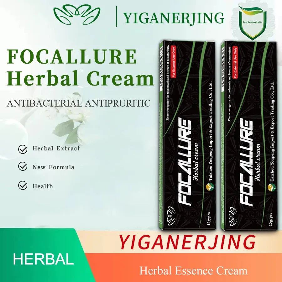 3/5/10Pcs FOCALLURE Original Herbal  Cream For Relieving Skin Itching Treating Dermatitis Eczema Psoriasis Acne Health Care15G