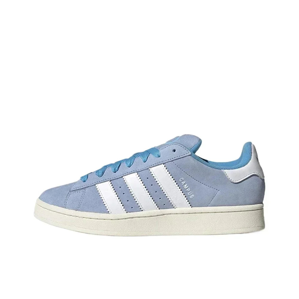 Adidas Originals Campus 00s Women Gray and White Low Top Fashion Sneaker Wear-resistant German Training Skateboarding Shoes