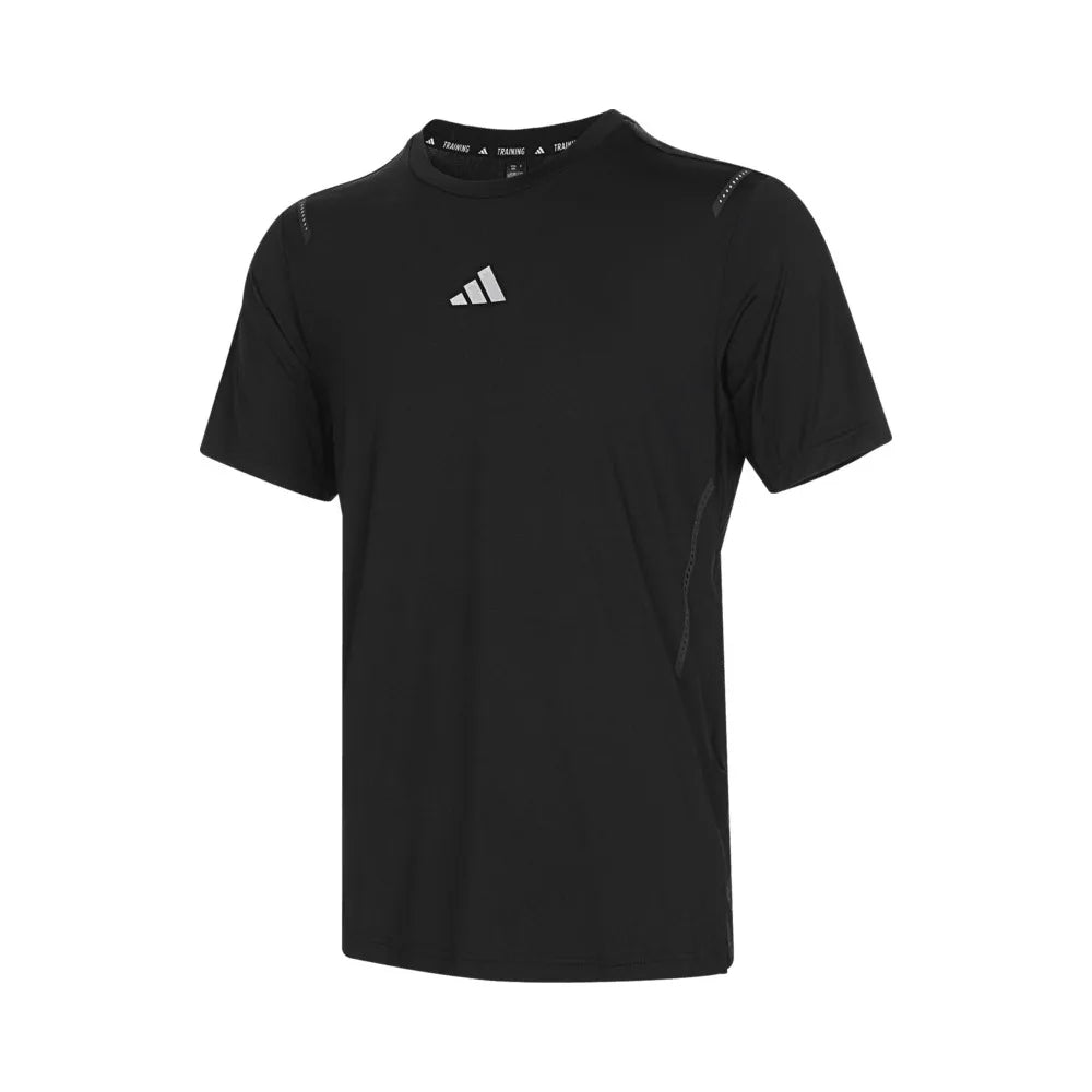 Adidas 2024 Men's COOL FEEL TEE Black Round Neck Short T Shirt JD0196