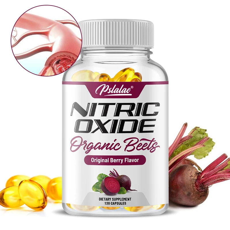 Nitric Oxide Supplement - with Beetroot - Energy, Strength & Endurance Support