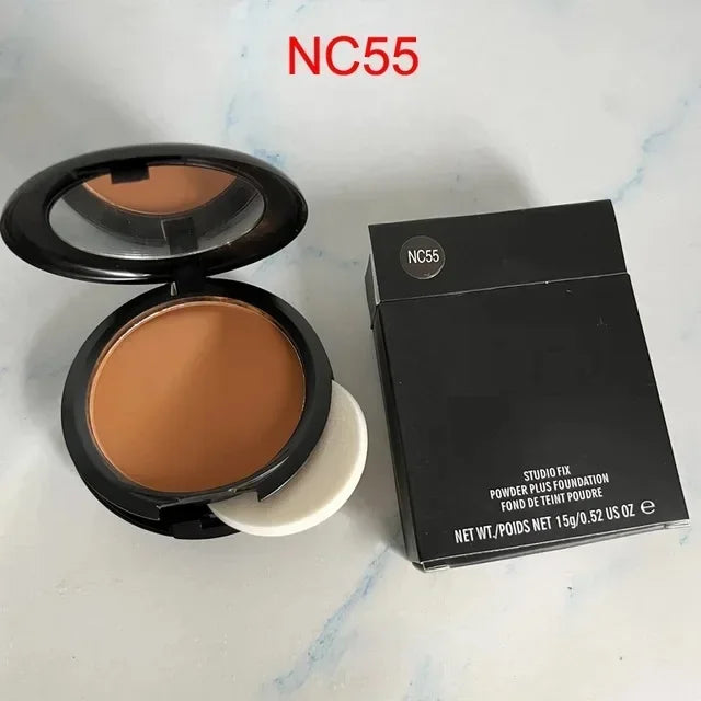 Pressed Powder Face Makeup Delicate Pressed Powder Studio Fix Powder Plus Foundation Fond De Teint Poudre15g Face Powder