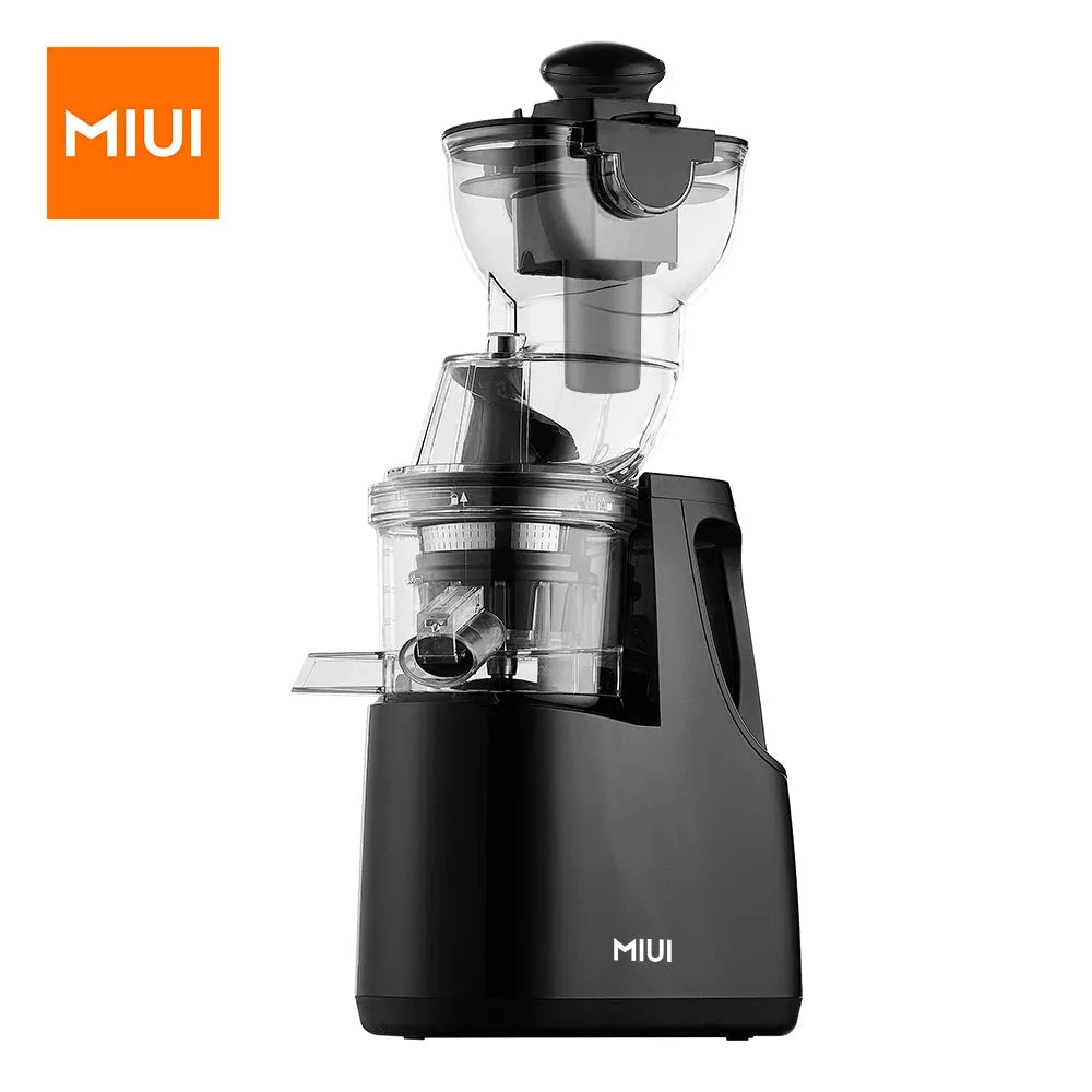 MIUI FilterFree Slow Juicer with Stainless Steel Strainer(FFS6),8-Stage Screw Masticating Original Juicer,Commercial Flagship
