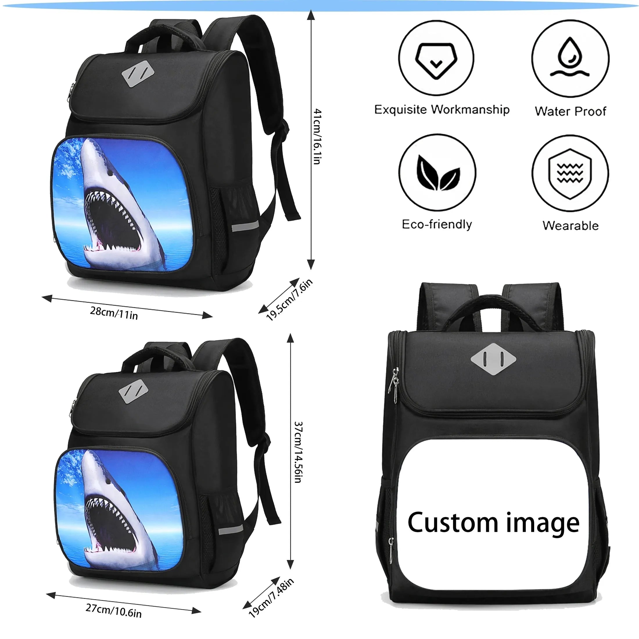 ZOONOMALY Children Backpack for Grade1-3, Cartoon School Bags for Boys Girls with Two Size Options,Durable School Satchel