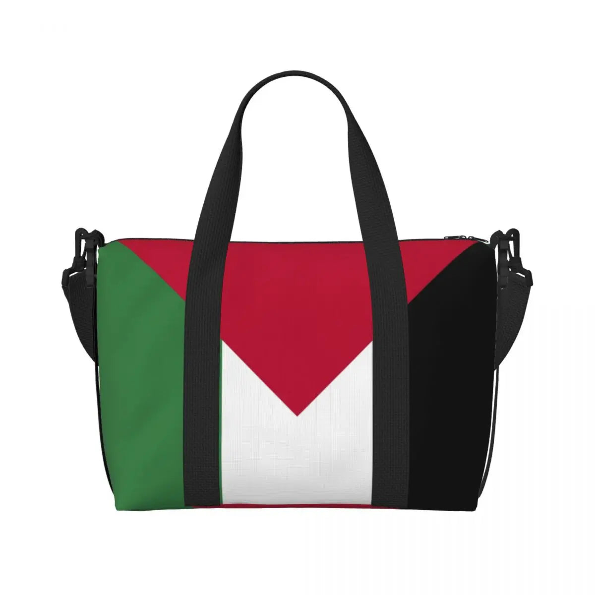 Custom Palestinians Arabic Calligraphy Name Beach Tote Bag Extra Large Gym Carry On Palestines Solidarity Flag Map Shopping Bags