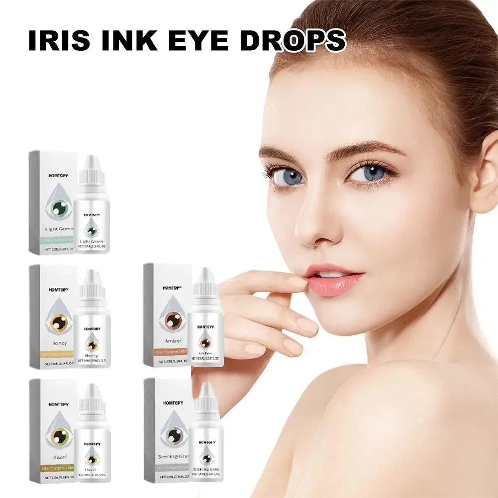 10ml Color Changing Eye Drops Change Eye Color Lighten & Brighten Your Eye Color Eyes Care Liquid Hot Sale