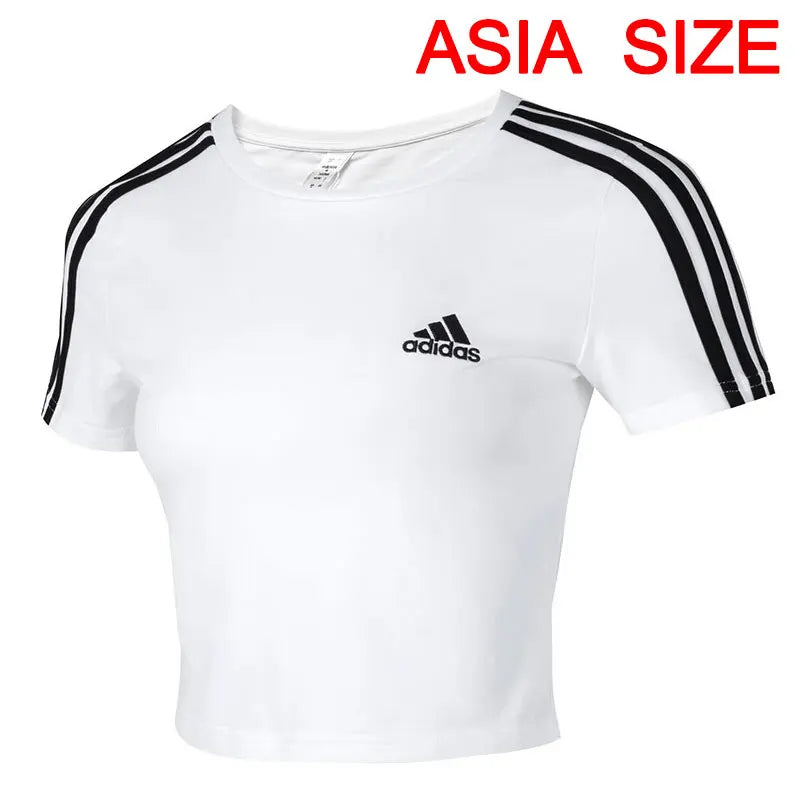 Original New Arrival Adidas W 3S BABY Women's T-shirts shirt short sleeve Sportswear