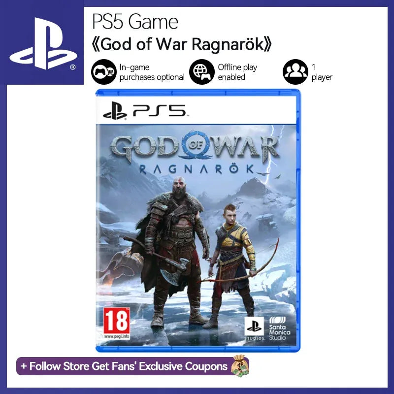 Sony PlayStation 5 God of War Ragnarök PS5 Game Deals GOD OF WAR RAGNAROK for Platform PlayStation5 PS5 Game Disks