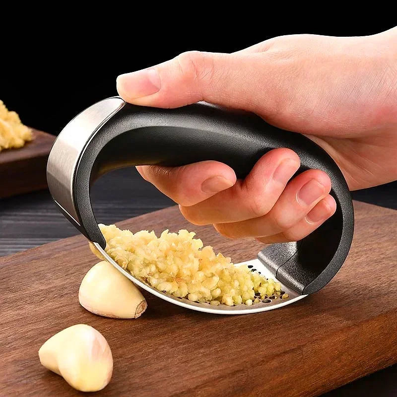 Stainless Steel Garlic Press Manual Garlic Maker Kitchen Multifunctional Household Shoot Garlic Crush Squeeze Garlic Tools