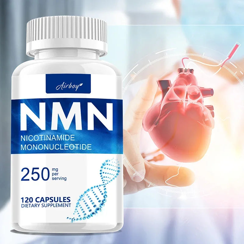 NMN Nicotinamide Mononucleotide - Supports Cell Repair and Growth, Reduces Wrinkles and Increases Skin Elasticity