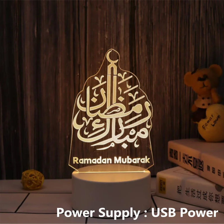 Ramadan Decoration Festival Wooden Moon Star Lights Deco Bedroom Decoration Ramadan 2023 Ramadan Party Lighting Decorative Lamps