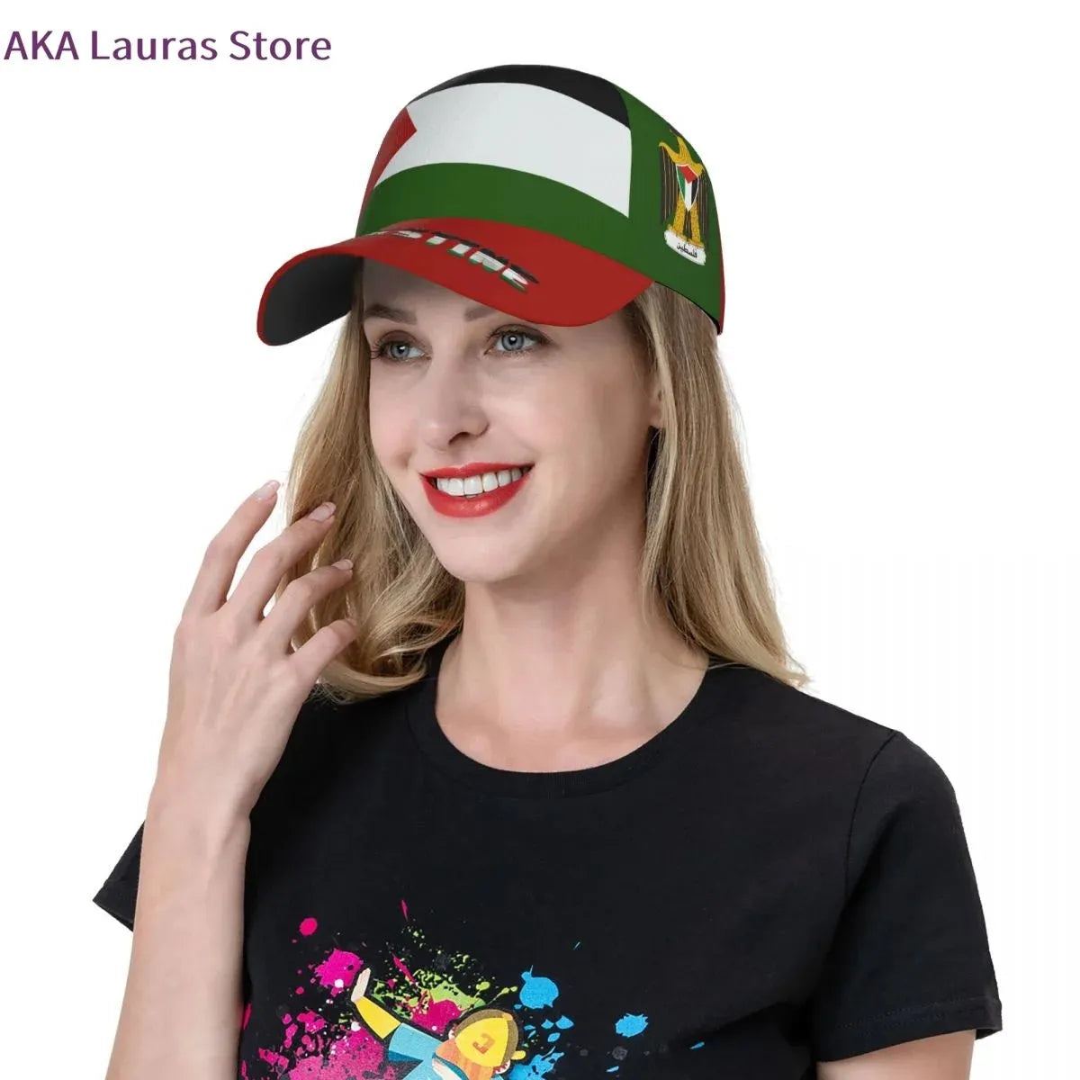 Palestine Flag Palestinian Golf hat men Baseball Cap Sports Casual Snapback Hat Outdoor Hip Hop Hats For Men Women Unisex