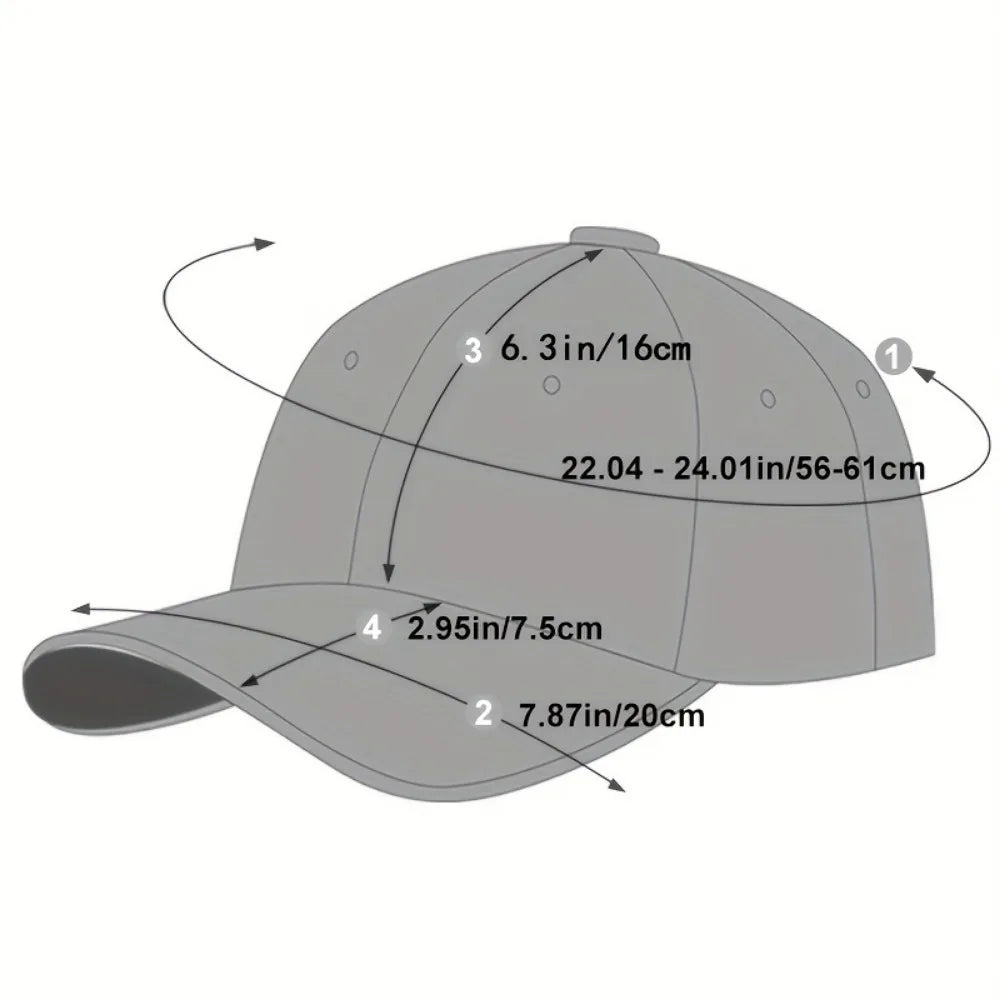 2025 New trend fashion unisexes monogram embroidered baseball cap Outdoor adjustable casual cap Sunblock cap