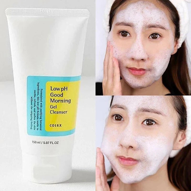 Low PH Good Morning Gel Cleanser Daily Mild Face Cleanser Sensitive Skin Gentle Oil Control Facial Foam Moisturizing Skin Care