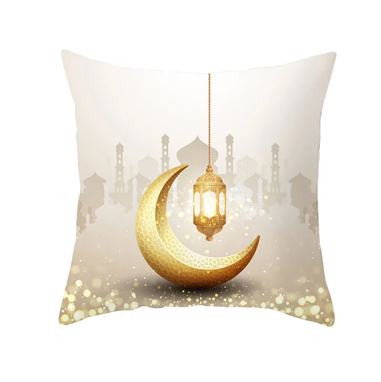 2025 Ramadan Home Decor Pillow Cases EID Mubarak Decor Cushion Eid Mubarak Birthday Wedding Festival Party Ornaments Supplies