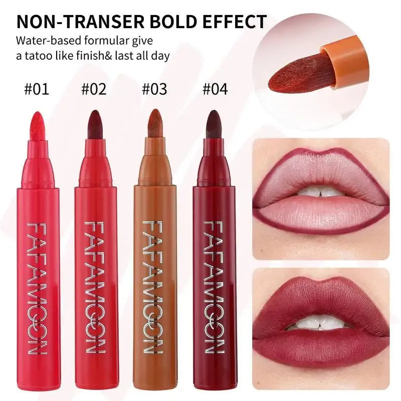 1pcs Lip Liner Marker Pen Hydrating Waterproof Lip Stain Long Lasting Colour Matte Lipstick Contour Pen With A Natural Effect