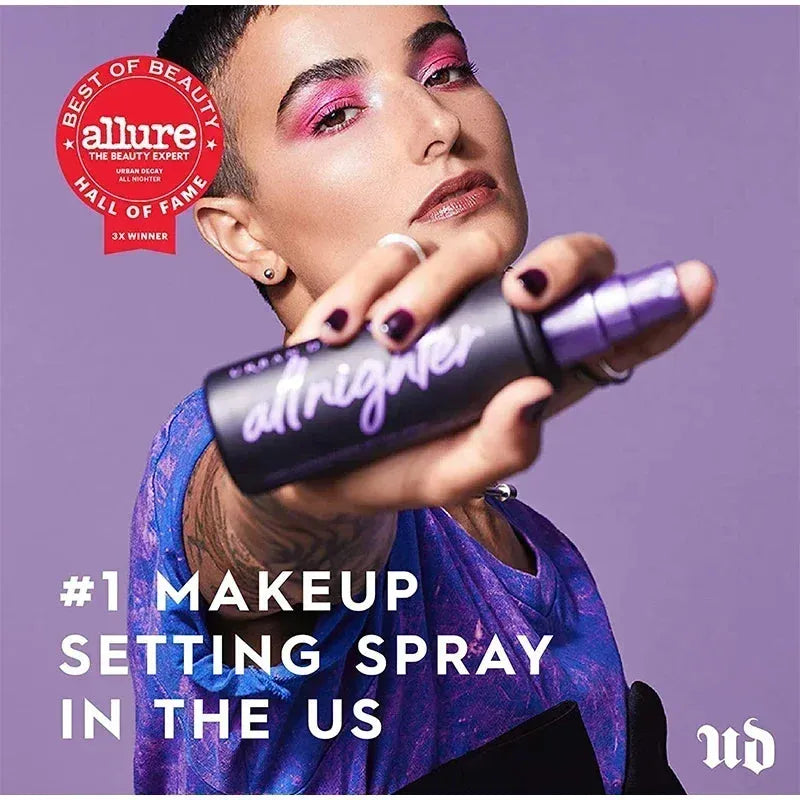 2024 Urban Decay Makeup Setting Spray Fast-forming Film Moisturizing Matte Non-sticky Spray Oil Control Anti-sweat Anti-smudge
