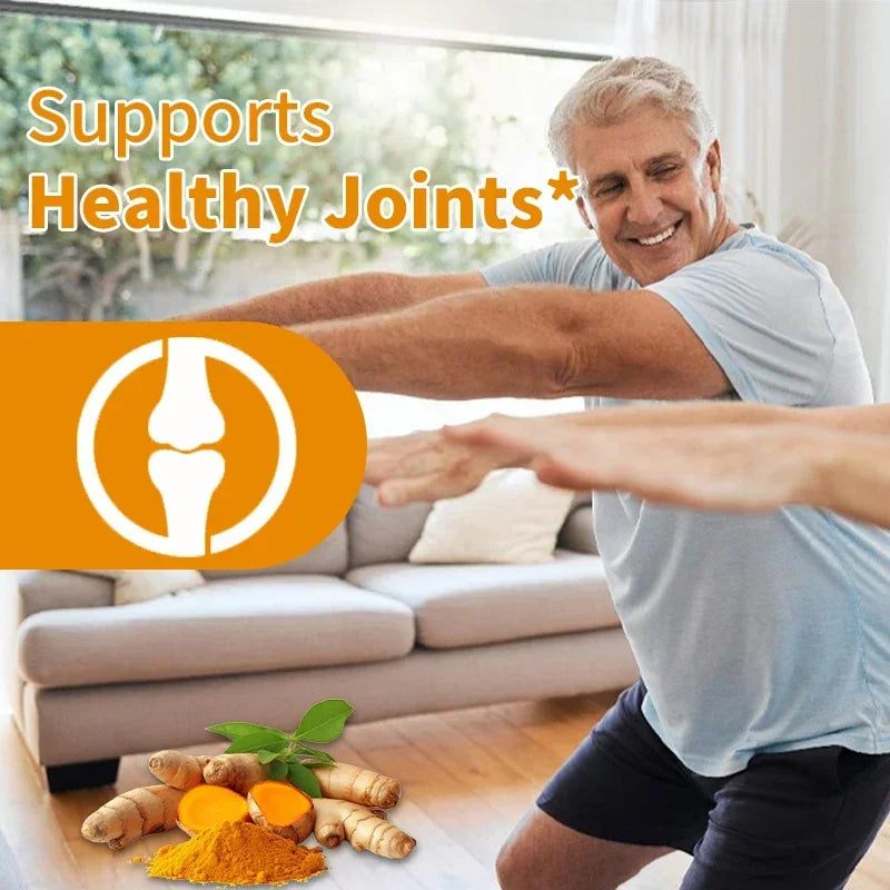 Turmeric Curcumin with Bioperine - Supports Arthritis Health, Antioxidants, Brain Cognition and Digestive Health