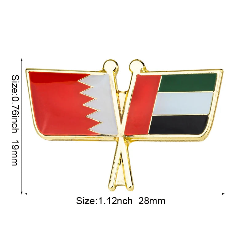 United Arab Emirates Flag Brooches Lapel Pin Flag badge Brooch Pins Badges