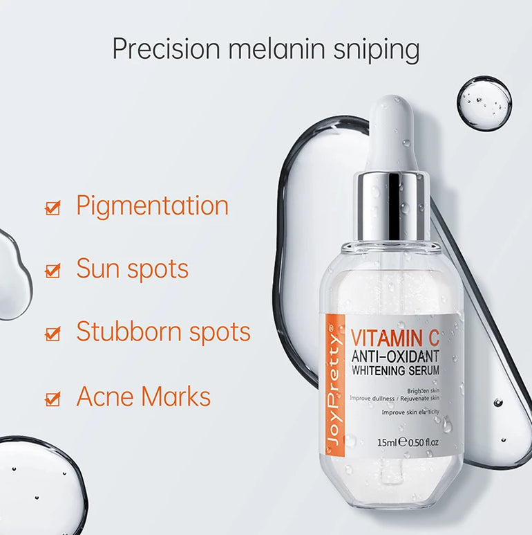 Vitamin C Serum for Face Whitening Dark Spot Remover Hyaluronic Acid Facial Essence Skin Care Beauty Korean Cosmetics