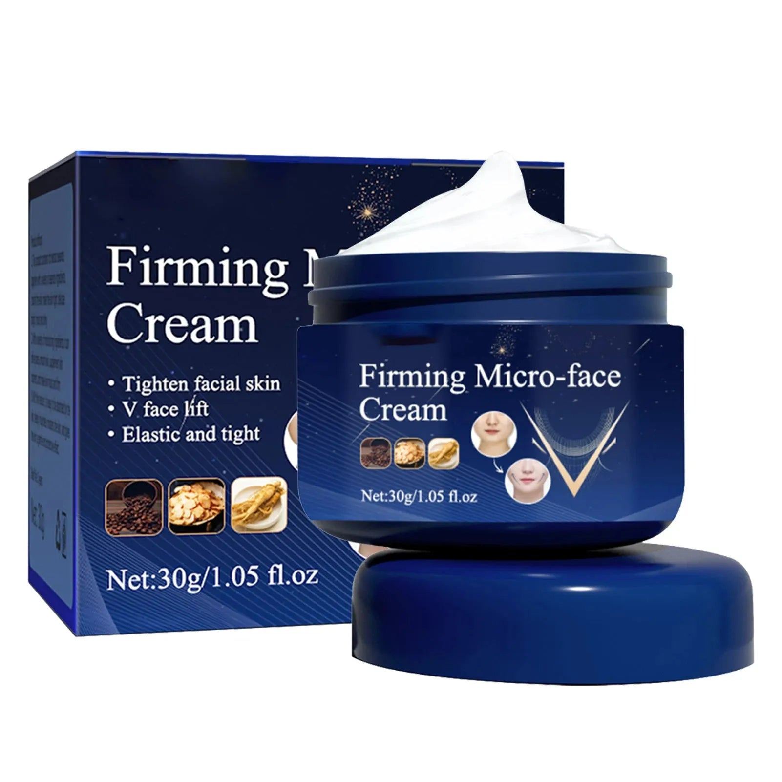 Skin Tightening Cream For Face Double Chin Reducer For Women Contouring V Line Shaping Slimming And Firming Face Lift Cream