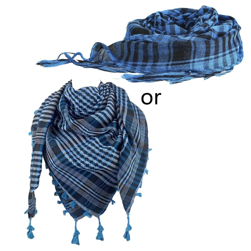 Keffiyeh Tacticals Desert Scarf Wrap Shemagh Head Neck Arab Scarf Unisex Arab Shemagh Keffiyeh Palestine Scarf