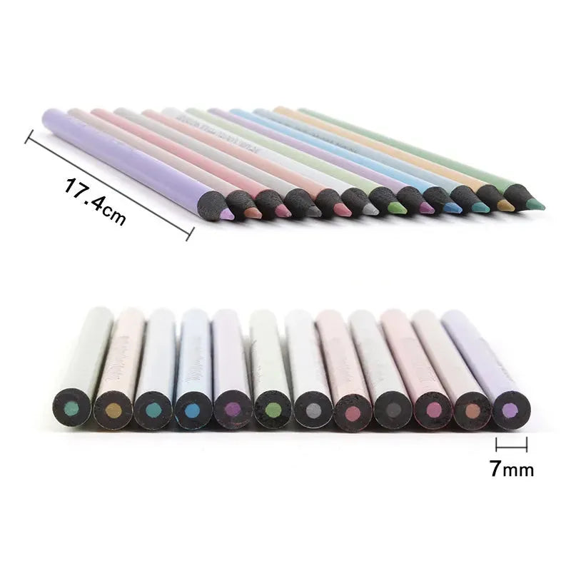 Metallic Colored Pencils Drawing Sketching Set