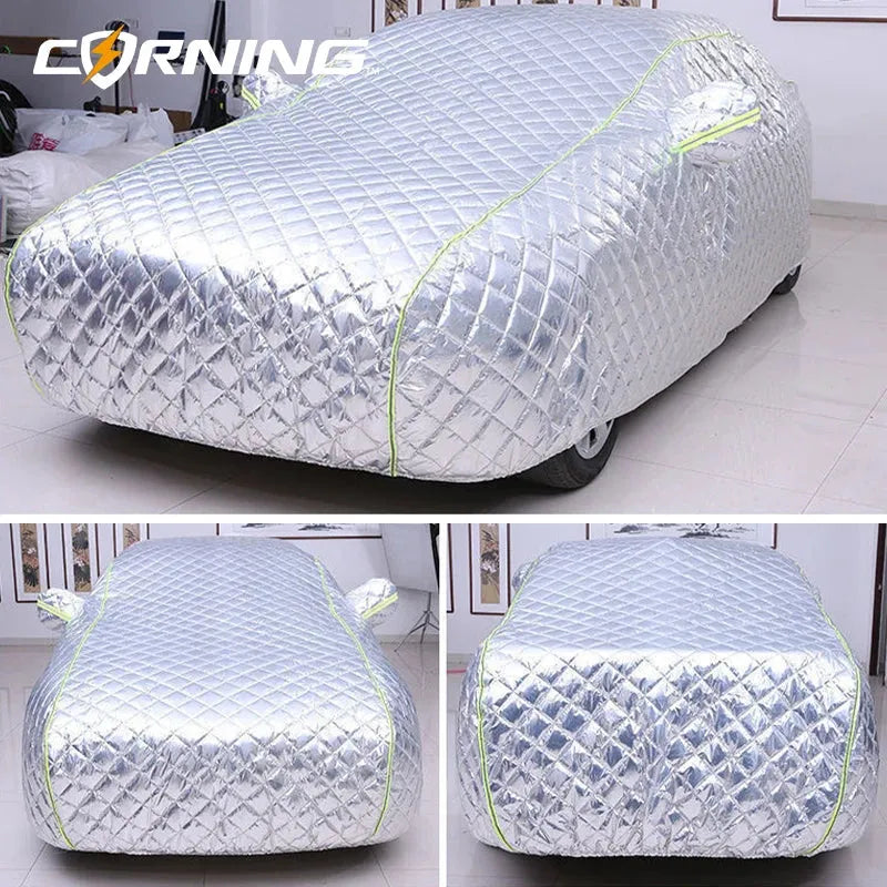 Waterproof Car Covers Hail Proof Cover Awning Protective Full External Outdoor Windshield Vehicles Rain Universal Auto Outer