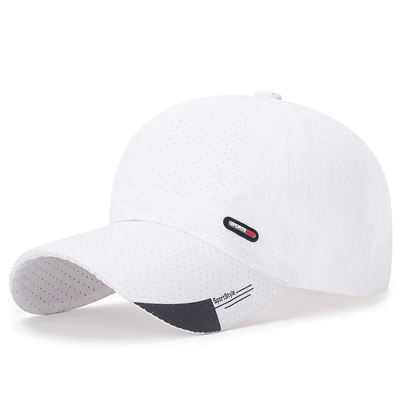 Quick-Dry Ultra-Breathable Baseball Cap - Lightweight & Adjustable with Fashionable Duckbill - Perfect for Outdoor Sports